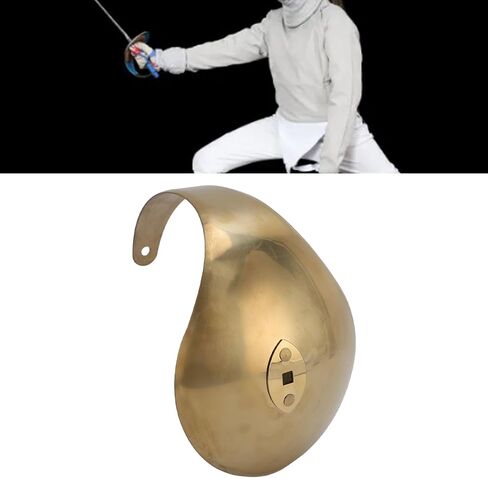 Fockety Fencing Practice Protector, Fencing Hand Guard Epee Hand Guard Sword Stainless Steel Foil Epee Sword Hand Guard Plate Epee Hand Protector for Competition Training in Saudi Arabia
