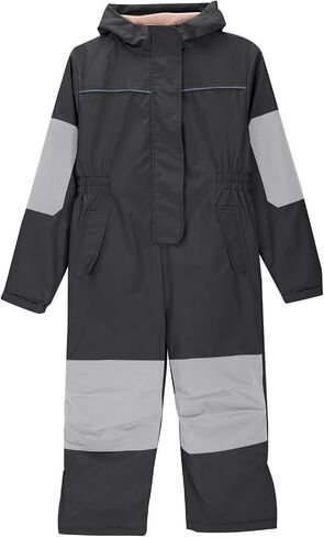 Kids Snow Suit for Boys Girls Insulated Ski Suit Windproof Waterproof Snowsuit Baby Jumpsuit Size 1-9 Years in Saudi Arabia