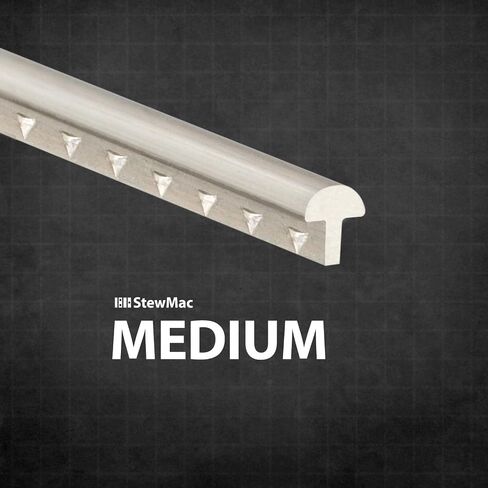 StewMac Stainless Steel Fretwire, Medium/Higher, 2-Foot Piece in Saudi Arabia
