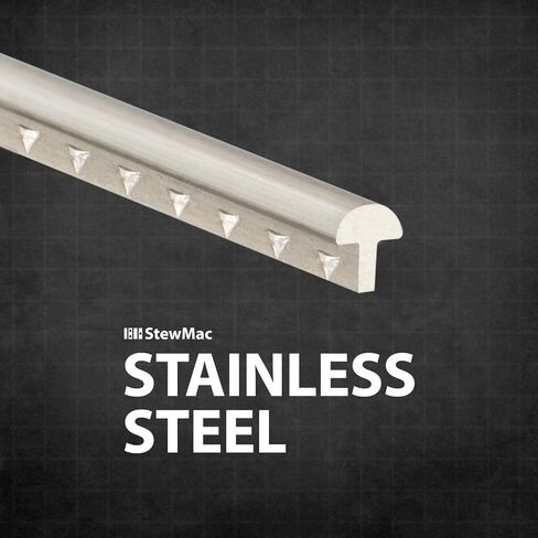 StewMac Stainless Steel Fretwire, Medium/Medium, 2-foot piece in Saudi Arabia