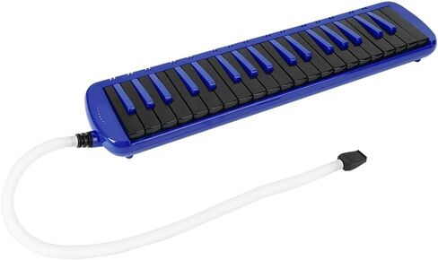 Melodica, 37 Key Melodica Blowpipe Wind Musical Instrument Suitable for Beginner Practice + Bag F37s(Blue) in Saudi Arabia