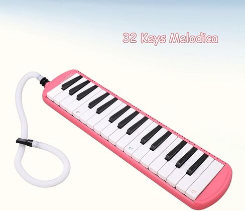 32 Keys Melodica, Portable Mouth Piano Tone Organ with Mouthpiece Musical Education Instrument for Begginers () in Saudi Arabia
