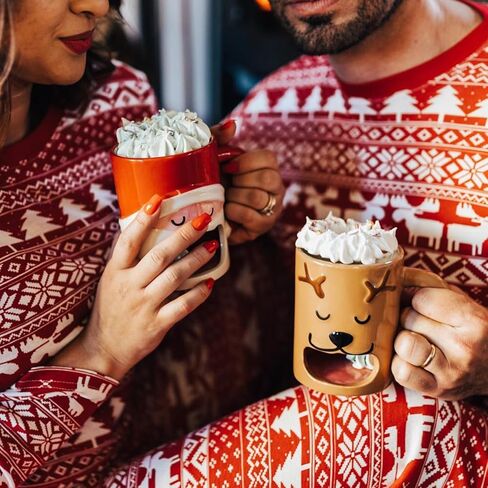 مجموعات مطابقة عائلة نوفجر عائلة عيد الميلاد ، مجموعات ملابس عائلة عائلة Sleepwaear العطلة in Kuwait