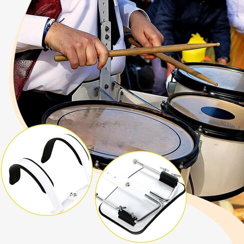 Snare Drum Carrier Bass Drum Shoulder Strap Harness Adjustable Height Easy to Install Accessory, for Big Drum in Saudi Arabia