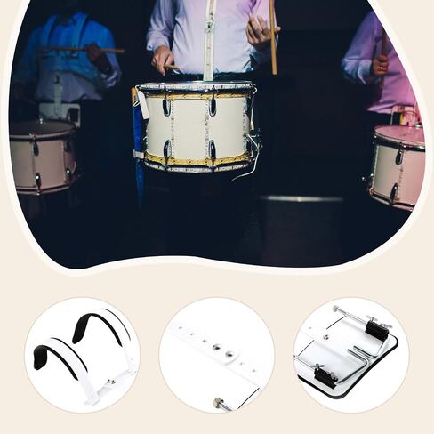 Snare Drum Carrier Bass Drum Shoulder Strap Harness Adjustable Height Easy to Install Accessory, for Big Drum in Saudi Arabia