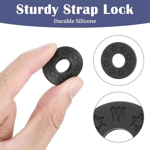 SHENLIU 12Pcs Guitar Strap Lock, Silicone Strap Locks, Guitars Straps Holder Straps Locks Electric Guitars, Guitar Button for Protector No Modifications or Hardware in Saudi Arabia
