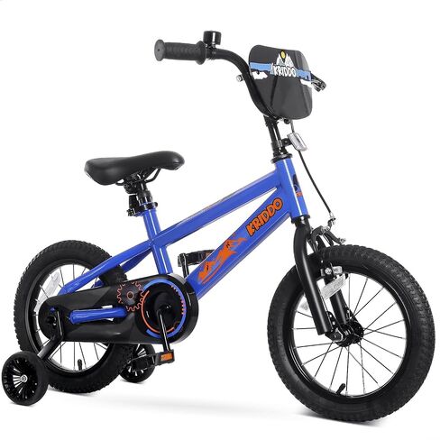 KRIDDO 14-16 Inch Kids Bike for Ages 3–8, Boys and Girls Bicycle with Removable Training Wheels, Bicycle for Kids with Hand Brake & Coaster Brake, Adjustable Height, DIY Name Plate in Saudi Arabia