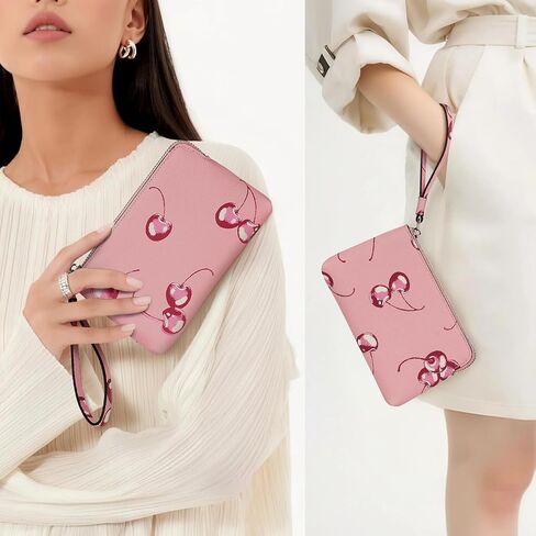 Small Wristlet Purse Wristlet Wallet For Women Trendy Pu Leather Clutch Designer Evening Purse in Kuwait