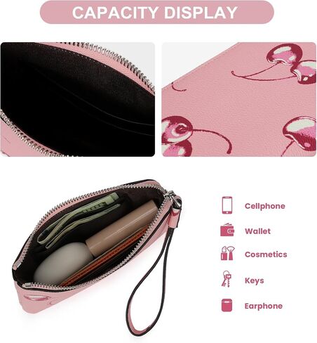 Small Wristlet Purse Wristlet Wallet For Women Trendy Pu Leather Clutch Designer Evening Purse in Kuwait