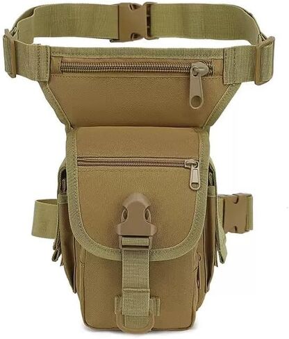Waterproof Motorcycle Thigh Bag for Men Women - Drop Leg Bag with Adjustable Strap,Thigh Pack for Riding, Outdoor Sports, and Travel - Secure Leg Bag for Phone, Wallet, and Essentials in Kuwait