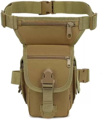 Waterproof Motorcycle Thigh Bag for Men Women - Drop Leg Bag with Adjustable Strap,Thigh Pack for Riding, Outdoor Sports, and Travel - Secure Leg Bag for Phone, Wallet, and Essentials in Kuwait