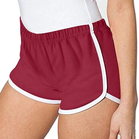 3 Pack Shorts for Women Summer Casual High Waisted Dolphin Workout Gym Running Athletic Sports Shorts Lounge in Saudi Arabia