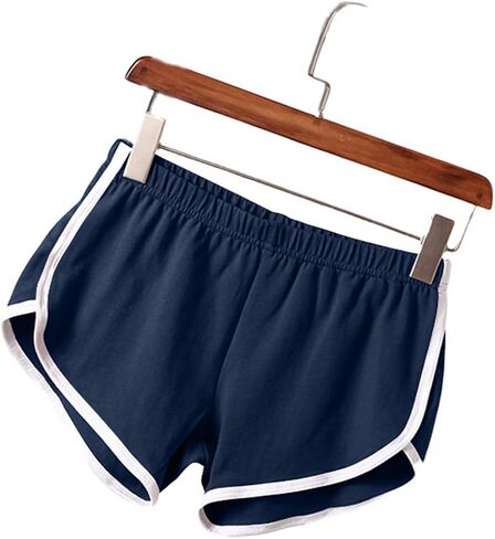 3 Pack Shorts for Women Summer Casual High Waisted Dolphin Workout Gym Running Athletic Sports Shorts Lounge in Saudi Arabia