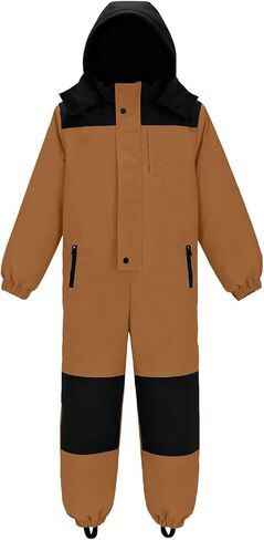 Girls and Boys Snow Suits One Piece Waterproof Windproof Winter Outdoor Overalls Snowboarding Ski Suits in Saudi Arabia