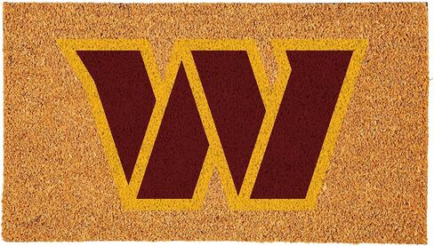 Team Sports America NFL Washington Commanders Sports Doormat | Indoor Outdoor Entrance | 28 x 16 Inches | Non-Slip Front Door Mats | Official Licensed | Sports Fans Entryway Welcome Rug in Saudi Arabia