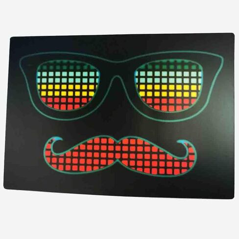 تي شيرت معادل صوت مضيء LED للبالغين والأطفال، ملابس جديدة لحفلات DJ الموسيقية، E in Kuwait