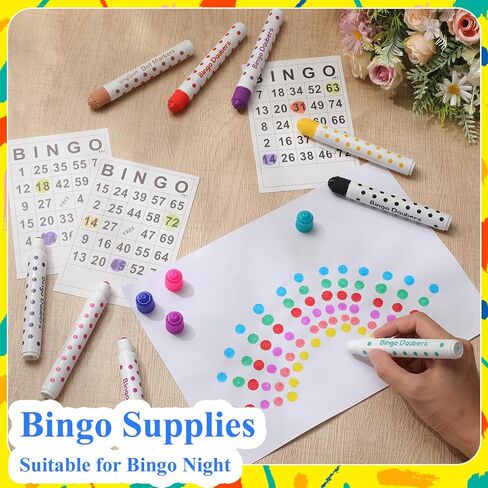 مجموعة من 60 قطعة من أقلام التلوين المنقطة من بينجو مجموعة متنوعة من الألوان من لوازم البنغو في 12 لونًا من أقلام الطلاء المنقطة للحرف اليدوية ومستلزمات الرسم الفنية وتلوين الرسم in Kuwait