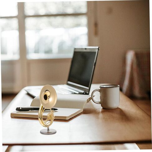 BESPORTBLE Unique Realistic Sousaphone Instrument Model Miniature Gold Desktop Decoration in Saudi Arabia