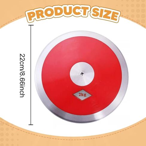 Sports Training Nylon Steel Track Throw Practice Equipment Throwing Suitable for Men Boys School Athletic Events 2kg in Kuwait