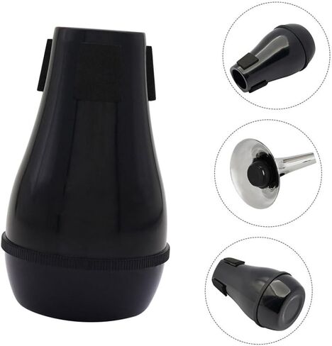 Professional Trombone Mute Abs Tenor Trombone Silencer Lightweight Practice Muffler for Sound Reduction and Portable Musician Accessory Random Color in Saudi Arabia