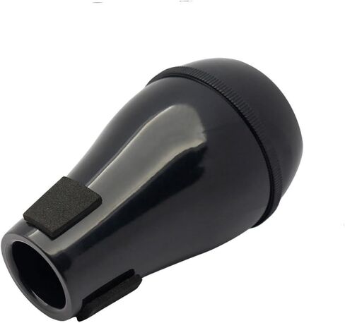 Alipis Portable Trombone Mute Abs Material Noise Dampener Accessory Lightweight Practice Silencer for Alto Tenor Trombones Easy to Install Black Random Color in Saudi Arabia