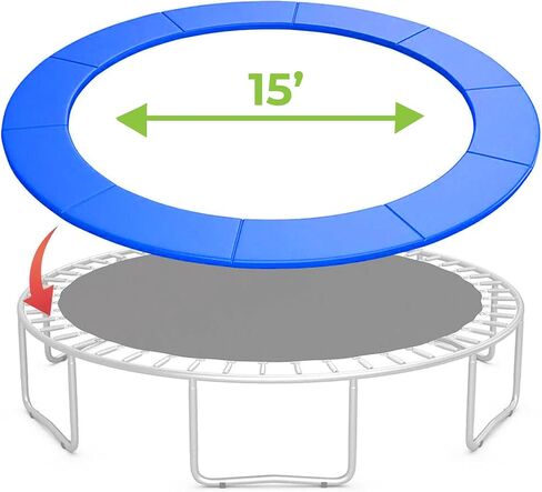 Pure Fun Trampoline Frame Pad Spring Cover Replacement, Universal 5.5"- 7" Springs in Saudi Arabia