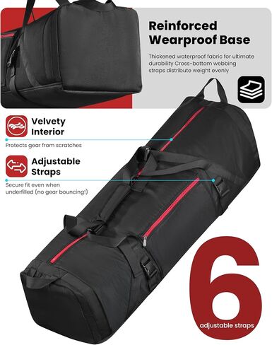 40" Padded Drum Hardware Bag - Heavy Duty, Scuff-Resistant Nylon Case for Drum Stands and Accessories Ultimate Protection for Musicians On The Go and in Storage in Saudi Arabia