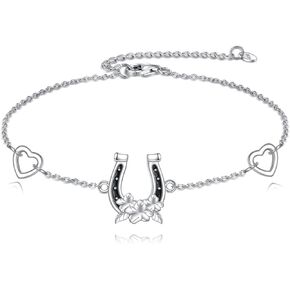 AOBOCO مرساة سوار 925 الفضة الاسترليني سوار انفينيتي مرساة مجوهرات هدايا للنساء الفتيات in Kuwait