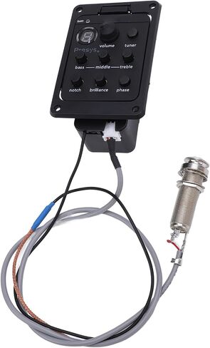 Pilipane Guitar Preamp EQ Equalizer Volume Control LED Display High Sensitivity Tuner Guitar Preamplifier for Presys Plus in Saudi Arabia