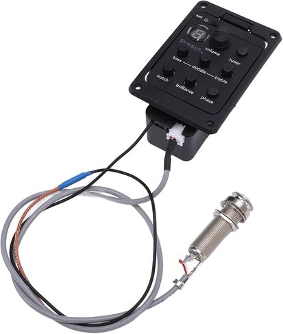 Pilipane Guitar Preamp EQ Equalizer Volume Control LED Display High Sensitivity Tuner Guitar Preamplifier for Presys Plus in Saudi Arabia