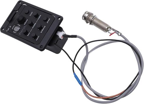 Pilipane Guitar Preamp EQ Equalizer Volume Control LED Display High Sensitivity Tuner Guitar Preamplifier for Presys Plus in Saudi Arabia