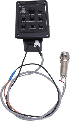 Pilipane Guitar Preamp EQ Equalizer Volume Control LED Display High Sensitivity Tuner Guitar Preamplifier for Presys Plus in Saudi Arabia