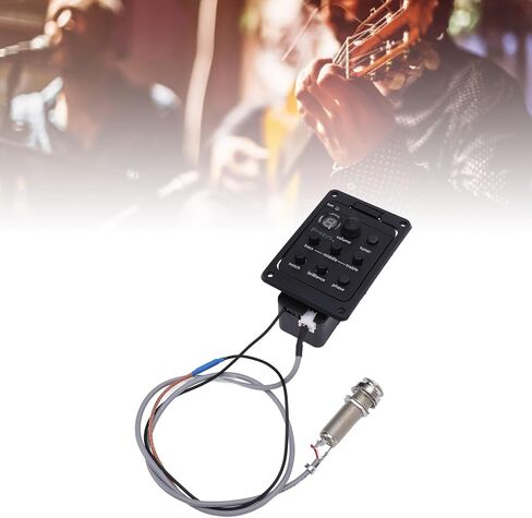Pilipane Guitar Preamp EQ Equalizer Volume Control LED Display High Sensitivity Tuner Guitar Preamplifier for Presys Plus in Saudi Arabia