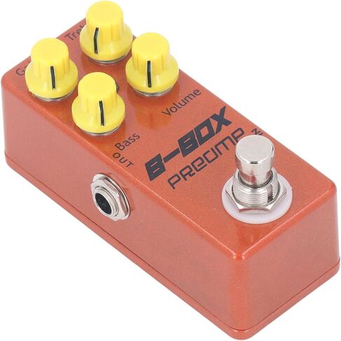 Pilipane B Box Preamp Pedal Mini Single Effect with Overdrive Function Electric Guitar Replacement Parts Accessories in Saudi Arabia