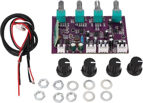 Eujgoov Three TINE5532 Chips Mute On Off Circuit Reverse Polarity Protection for Sound Equipment Connections Preamplifier Volume Control Board in Saudi Arabia
