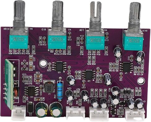 Eujgoov Three TINE5532 Chips Mute On Off Circuit Reverse Polarity Protection for Sound Equipment Connections Preamplifier Volume Control Board in Saudi Arabia