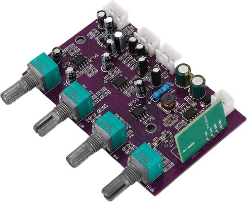 Eujgoov Three TINE5532 Chips Mute On Off Circuit Reverse Polarity Protection for Sound Equipment Connections Preamplifier Volume Control Board in Saudi Arabia
