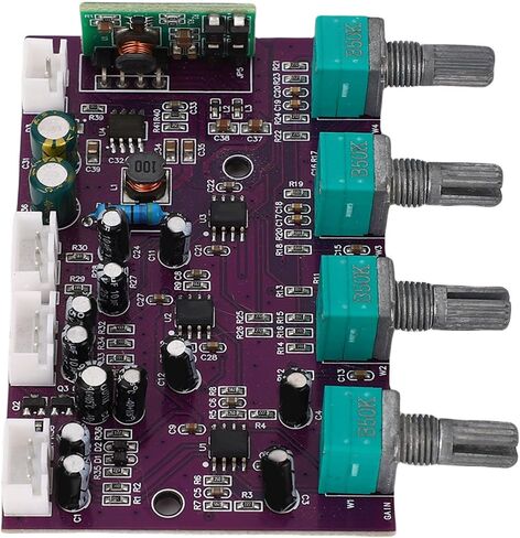 Eujgoov Three TINE5532 Chips Mute On Off Circuit Reverse Polarity Protection for Sound Equipment Connections Preamplifier Volume Control Board in Saudi Arabia