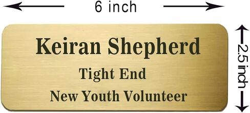 Custom Engraved Brass Name Plate,Personalized Memorial Plaque for Pet Urn Box,Shadow Box,Picture Frame Label,Military Flag Display Case,with Adhesive Backing or Screws,1x3"-Acrylic in Saudi Arabia