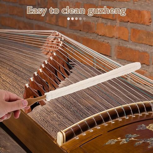 6pcs Instrument Cleaning Brush: Soft Dusting Brush - Fretboard Cleaner - String Instrument Care Tool for Guitar Piano Guzheng Harp Keyboard in Saudi Arabia