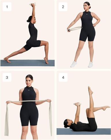 BetterMe Pilates Power Kit – Resistance & Weight Bands, Weight Loop (5lbs), Sculpt Dumbbells – Complete Pilates Equipment Set for Women – at-Home Pilates Workout Kit in Kuwait