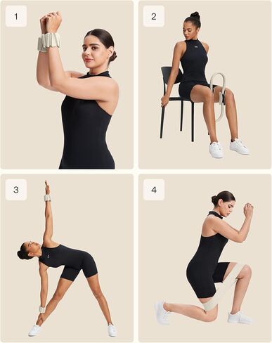 BetterMe Pilates Starter Kit – Adjustable Weight Bands, Toning Ring & Pilates Loop Bands – Beginner Pilates Kit for Women – Complete Home Workout Pilates Equipment Set in Kuwait