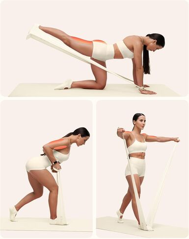 مجموعة أدوات السفر BetterMe Pilates - أربطة حلقة البيلاتيس، وأشرطة الوزن والمقاومة - مجموعة البيلاتيس المحمولة للنساء - مجموعة معدات التمرين المنزلية والسفر المدمجة in Kuwait