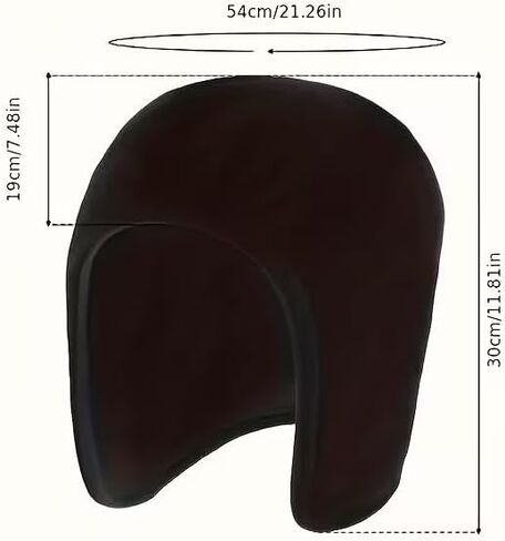 Winter Thermal Double-Layer Fleece Sleeping Cap with Ear Flaps - Soft Warm Hat for Camping,Bedtime, Travel in Saudi Arabia