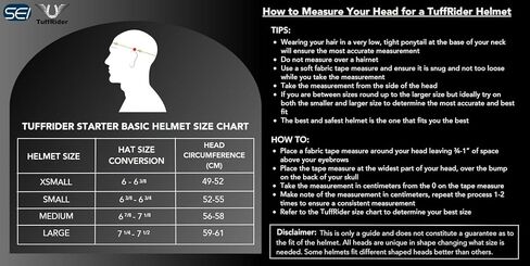 TuffRider Starter Equestrian Horse Riding Helmet with Mesh Helmet Bag with Assorted Color in Saudi Arabia