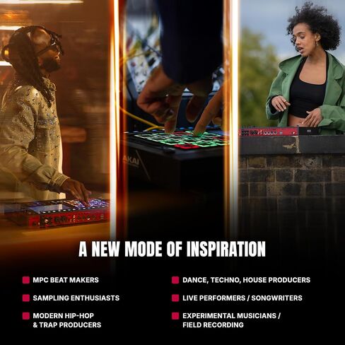Akai Professional MPC Live III Standalone Portable Music Production Center with MPCe Pads, Sequencer, Touchscreen, Mic, Stereo Monitors, Audio Interface, Wi-Fi, Bluetooth, Battery, Touchstrip in Saudi Arabia