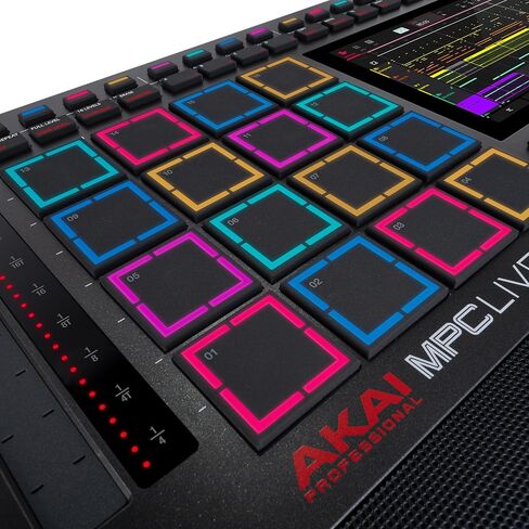 Akai Professional MPC Live III Standalone Portable Music Production Center with MPCe Pads, Sequencer, Touchscreen, Mic, Stereo Monitors, Audio Interface, Wi-Fi, Bluetooth, Battery, Touchstrip in Saudi Arabia