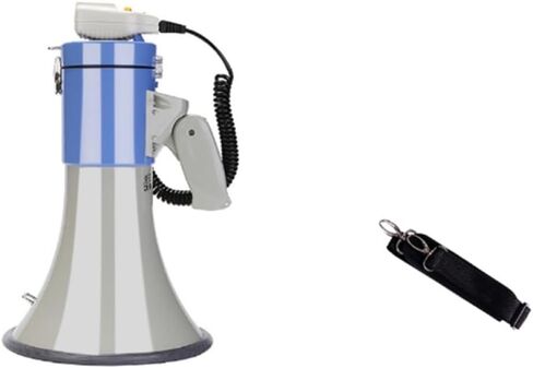 50W Heavy-Duty Portable Megaphone with Recording & Pistol Grip - Clear Sound for Cheerleading, Police & Emergency Response in Saudi Arabia