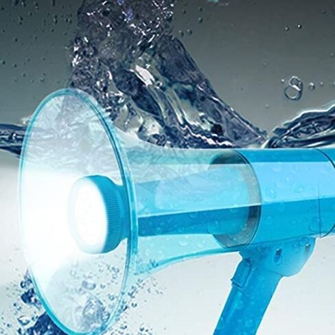 مكبر صوت محمول عالي الصوت مع صوت وصفارة إنذار وإضاءة LED - صوت واضح لعشاق التشجيع والمدربين والأحداث الخارجية in Saudi Arabia