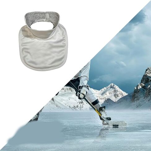 معدات حماية للرقبة للهوكي على الجليد، مقاومة للخدش، طوق حارس المرمى لحماية الحلق، للأطفال in Kuwait